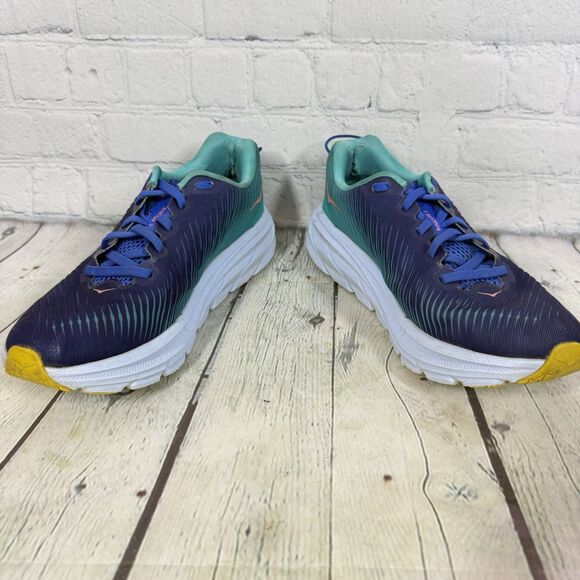 Hoka One Rincon 3 Sneakers Men Size 8.5B Blue Teal Running Training Gym Shoes - Picture 7 of 16